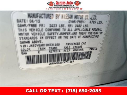 Used 2012 INFINITI G25 x AWD/4WD image 27
