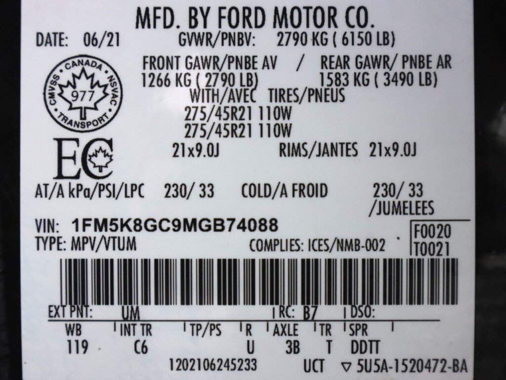 Used 2021 Ford Explorer ST w/ ST Street Pack AWD/4WD image 51