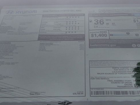 New 2026 Hyundai Tucson SEL w/ Tow & Go Package image 31