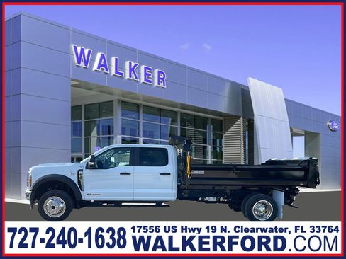 New 2026 Ford F550 XL 4WD Crysteel 11' Tipper Con image 1