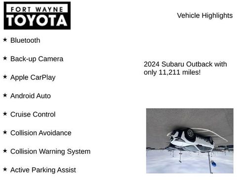 Used 2024 Subaru Outback Premium w/ Popular Package #1A image 7