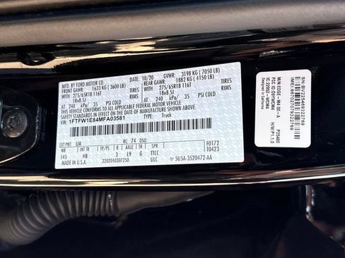 Used 2021 Ford F150 Lariat w/ Equipment Group 502A High AWD/4WD image 17