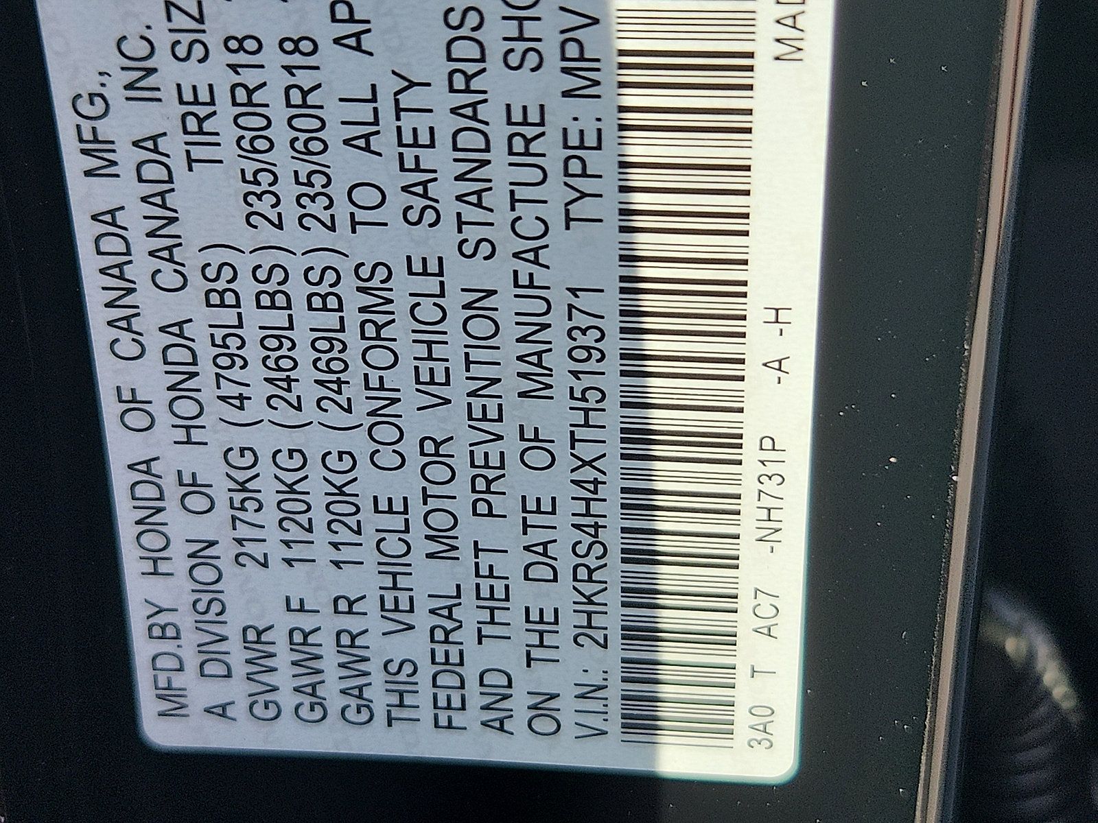 New 2026 Honda CR-V EX image 19