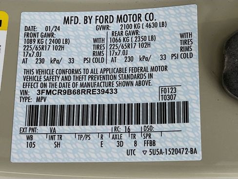 Certified 2024 Ford Bronco Sport Big Bend w/ Convenience Package AWD/4WD image 32