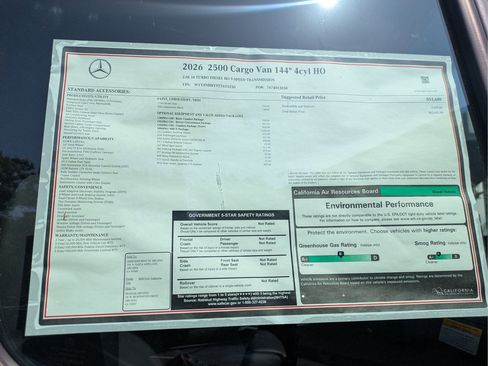 New 2026 Mercedes-Benz Sprinter 2500 image 10