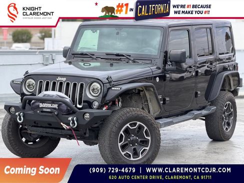 Used 2016 Jeep Wrangler Unlimited Sahara w/ Max Tow Package AWD/4WD image 1