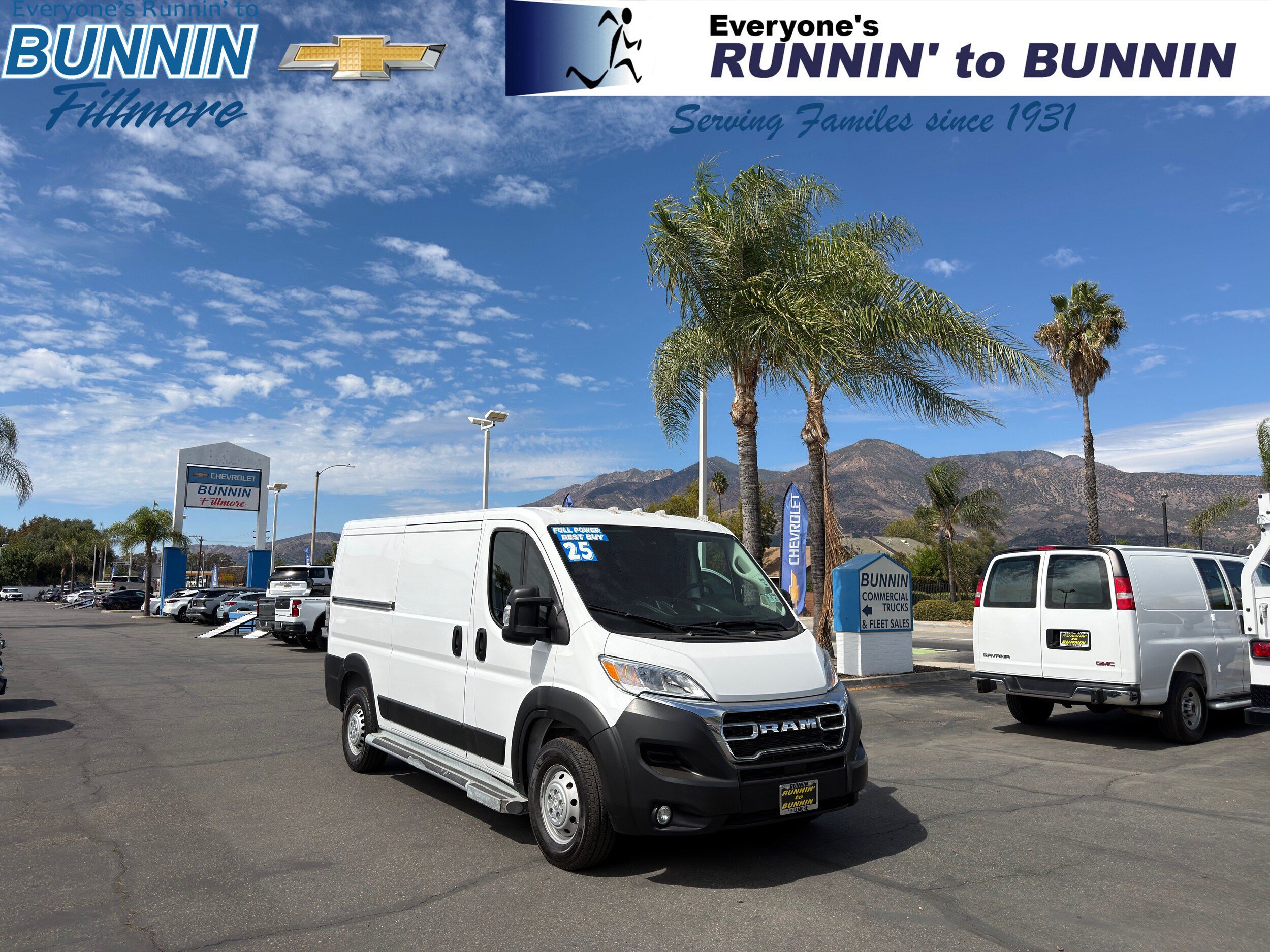 Used 2025 RAM ProMaster 2500 w/ U-Haul Equipment Group FWD image 1