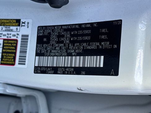 Used 2021 Toyota Highlander Platinum image 56