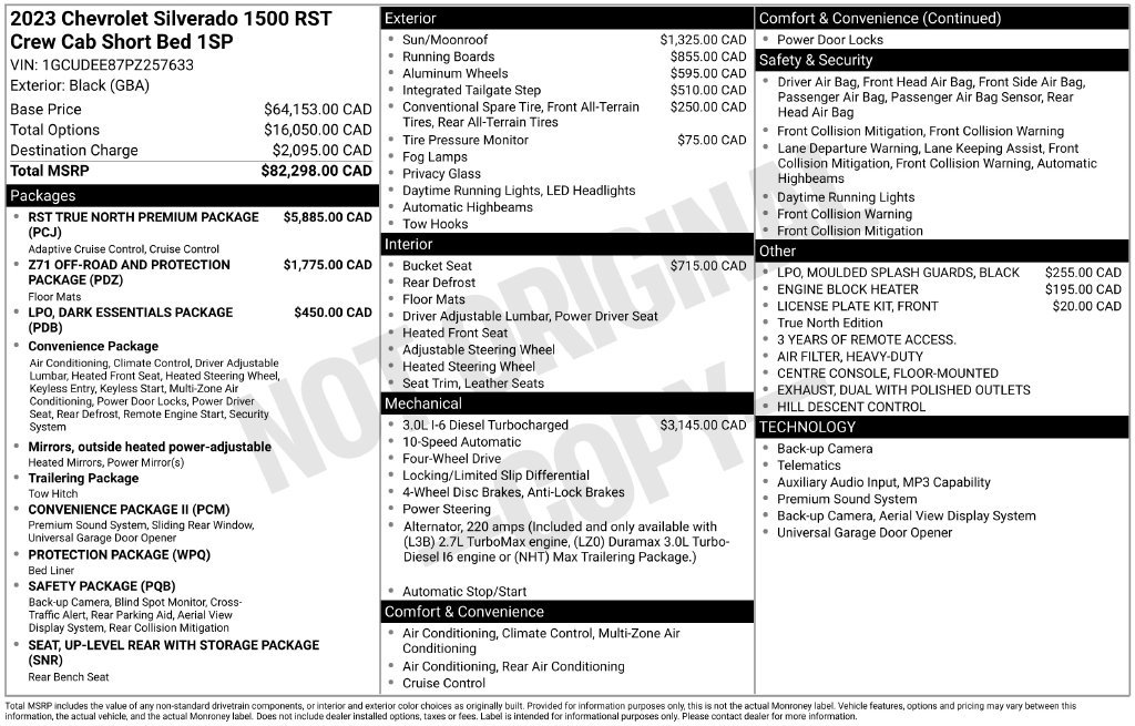 Used 2023 Chevrolet Silverado 1500 RST AWD/4WD image 14