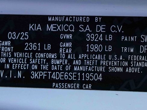 Certified 2025 Kia K4 FWD image 27