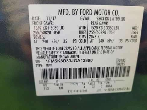Used 2018 Ford Explorer XLT w/ Equipment Group 202A AWD/4WD image 33