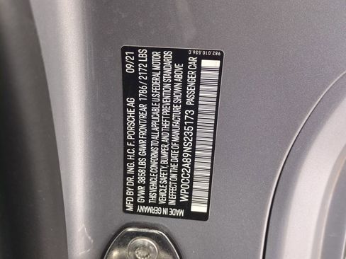 Certified 2022 Porsche 718 Boxster Spyder RWD image 23