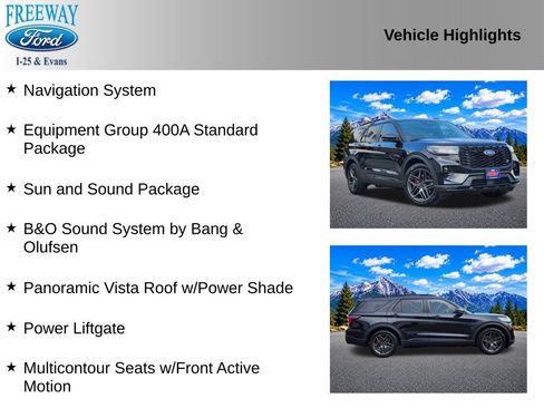 Used 2025 Ford Explorer ST w/ Sun And Sound Package AWD/4WD image 2