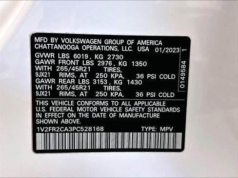 Used 2023 Volkswagen Atlas SEL Premium AWD/4WD image 21