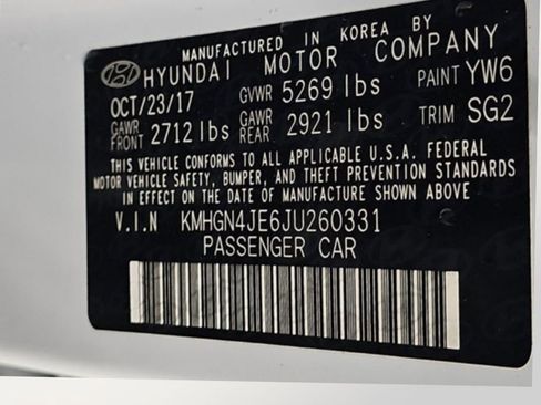 Used 2018 Genesis G80 3.8 w/ Option Group 02 image 14