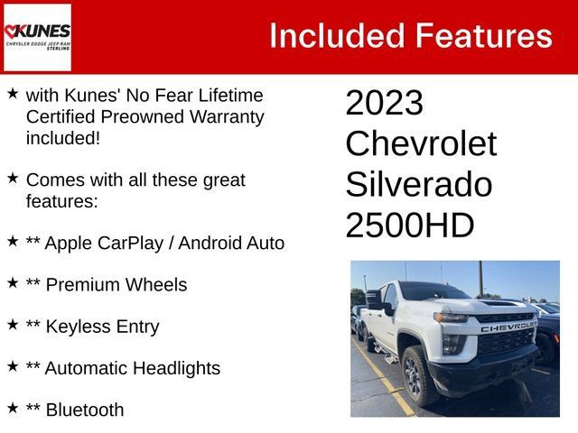 Used 2023 Chevrolet Silverado 2500 Custom w/ Custom Value Package AWD/4WD image 4