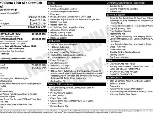 Certified 2023 GMC Sierra 1500 AT4 w/ Technology Package AWD/4WD image 55