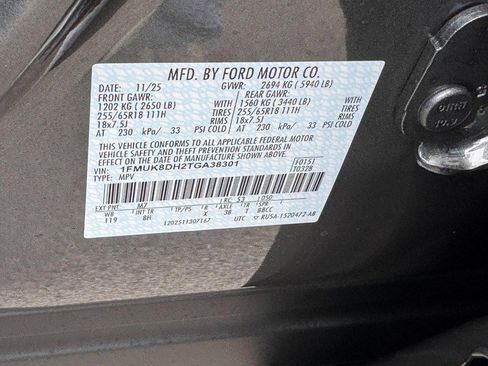 New 2026 Ford Explorer Active image 18