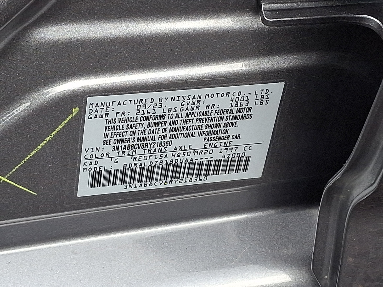 Certified 2024 Nissan Sentra SV w/ All-Weather Package FWD image 25