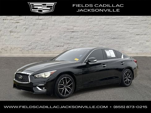 Used 2022 INFINITI Q50 Luxe w/ Cargo Package image 1