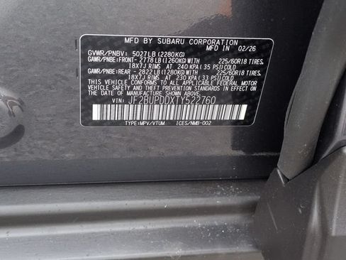 New 2026 Subaru Outback Limited AWD/4WD image 42