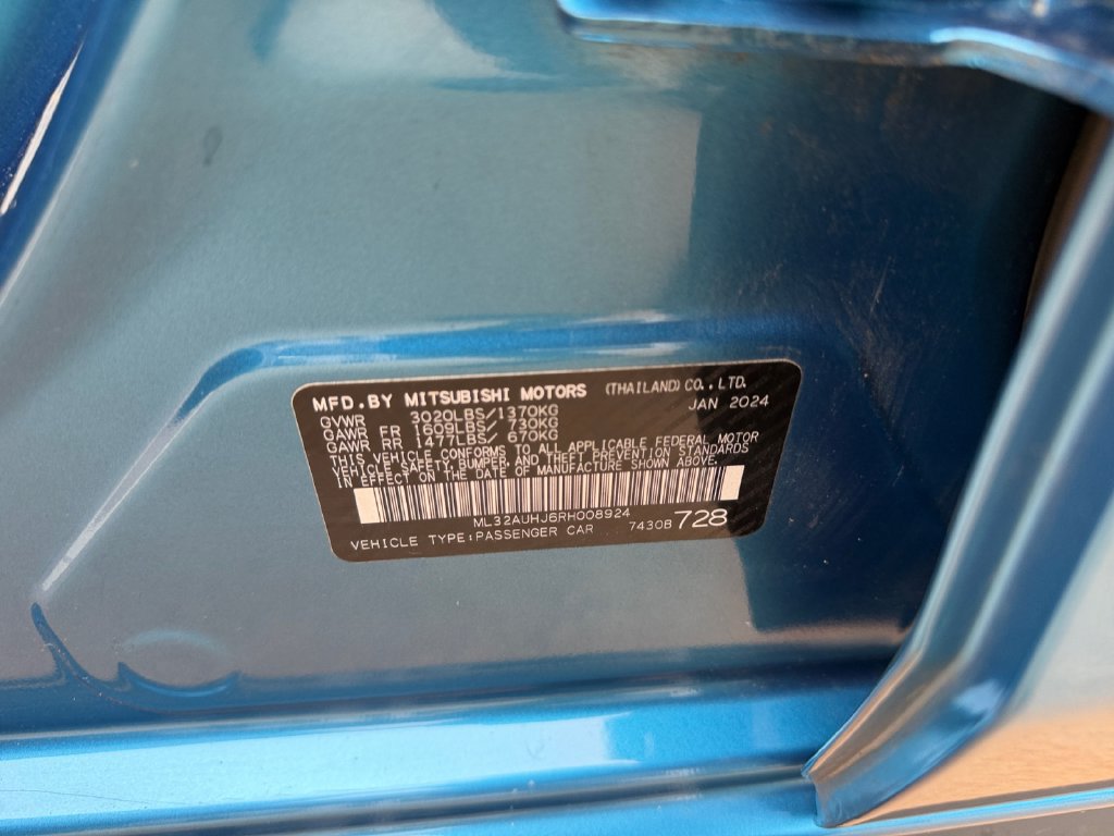 Used 2024 Mitsubishi Mirage ES FWD image 31