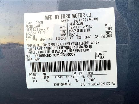 Used 2021 Ford Explorer XLT w/ Class III Trailer Tow Package image 34