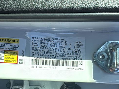 Used 2025 Honda Civic Si image 22
