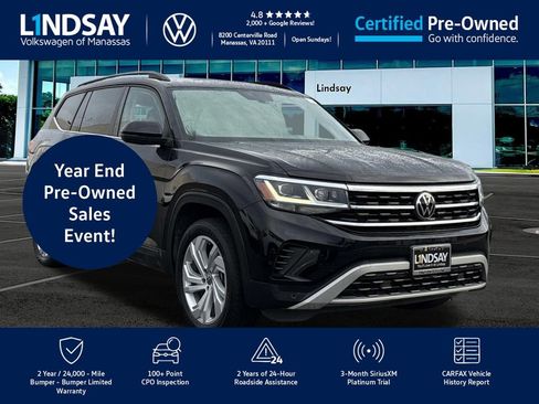 Used 2022 Volkswagen Atlas SE w/ Panoramic Sunroof Package image 1