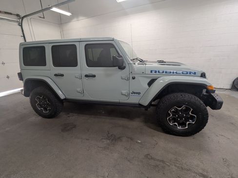 Used 2023 Jeep Wrangler Unlimited Rubicon 4xe w/ Steel Bumper Group AWD/4WD image 3