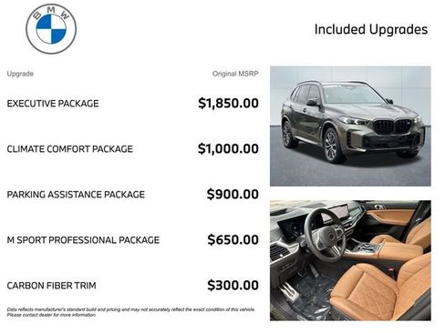 Certified 2025 BMW X5 M60i w/ Executive Package image 3