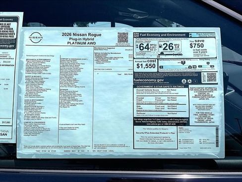 New 2026 Nissan Rogue Platinum AWD/4WD image 14