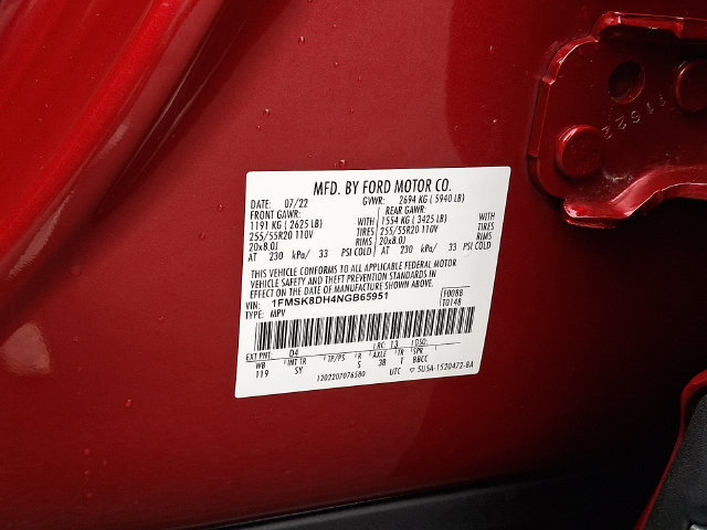 Used 2022 Ford Explorer XLT w/ Equipment Group 202A AWD/4WD image 29