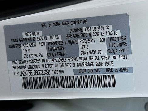 Certified 2025 MAZDA CX-5 AWD 2.5 S w/ Select Package image 27