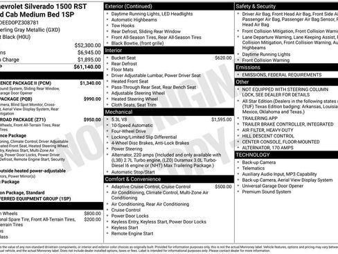 Used 2023 Chevrolet Silverado 1500 RST w/ Convenience Package II image 2