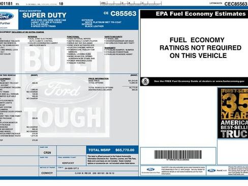 Used 2012 Ford F350 King Ranch AWD/4WD image 8