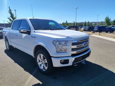 Used 2015 Ford F150 Platinum w/ Trailer Tow Package AWD/4WD image 1