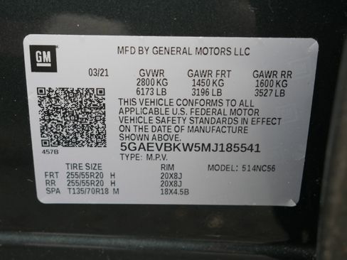 Certified 2021 Buick Enclave Premium w/ Sun and Sites Package image 30