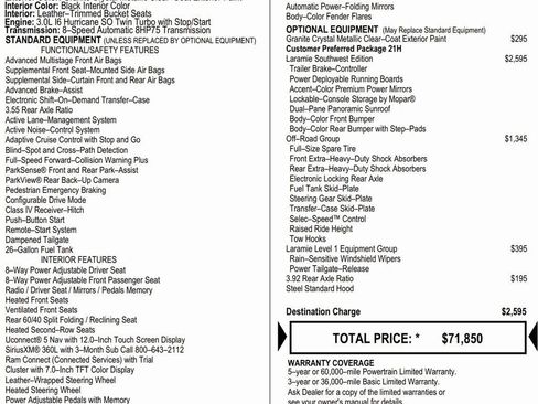 New 2026 RAM 1500 Laramie w/ Laramie Southwest Edition AWD/4WD image 2