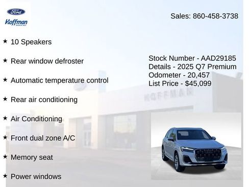 Used 2025 Audi Q7 2.0T Premium w/ Convenience Package image 10
