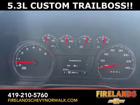 Used 2021 Chevrolet Silverado 1500 Custom Trail Boss w/ LPO, Dark Essentials Package image 18