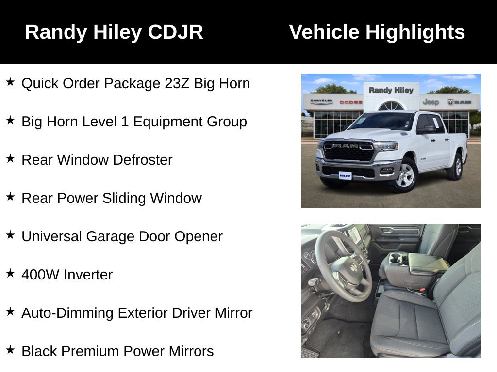 Used 2025 RAM 1500 Big Horn AWD/4WD image 5
