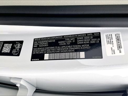 New 2026 Volvo XC90 T8 Ultra w/ Protection Package Premier image 32