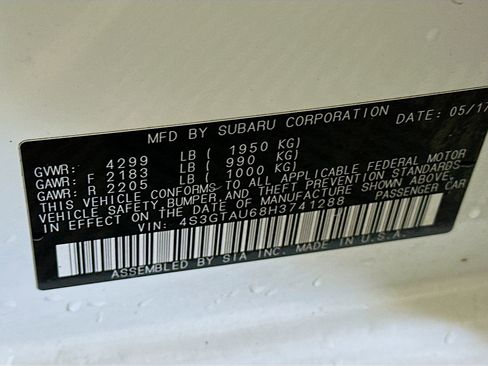 Used 2017 Subaru Impreza 2.0i Limited image 12