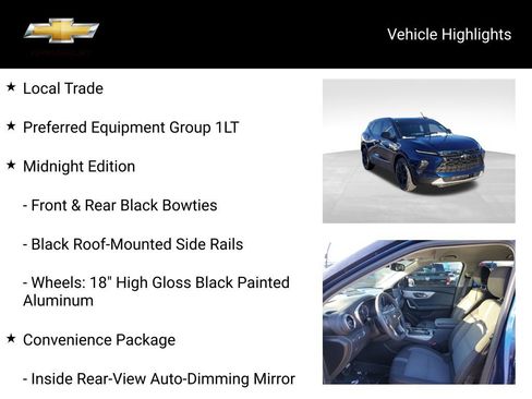 Certified 2023 Chevrolet Blazer LT w/ Convenience Package image 20