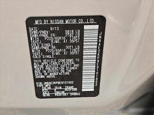 Used 2014 Nissan Quest SV FWD image 16