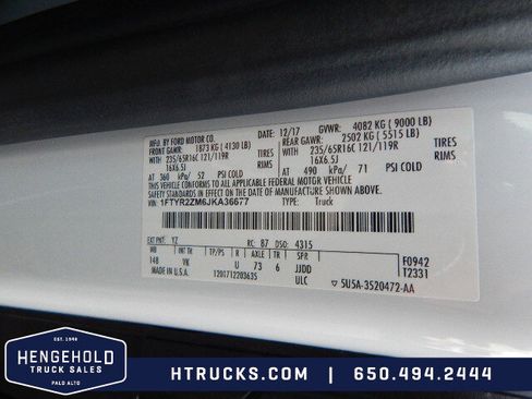 Used 2018 Ford Transit 250 148 Low Roof image 29