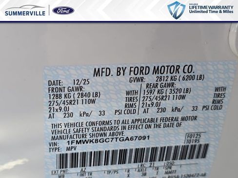 New 2026 Ford Explorer ST w/ Sun And Sound Package AWD/4WD image 35