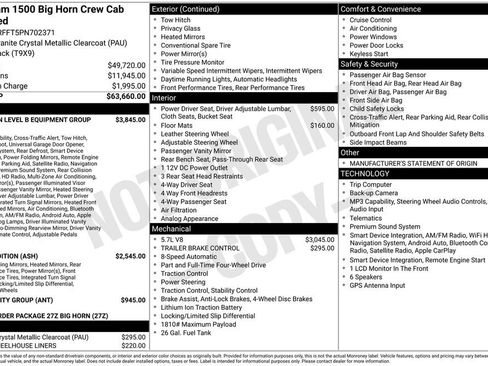 Used 2023 RAM 1500 Big Horn AWD/4WD image 10