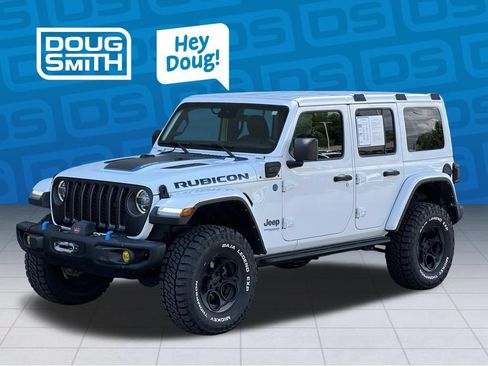 Used 2021 Jeep Wrangler Unlimited Rubicon 4xe w/ Steel Bumper Group AWD/4WD image 2